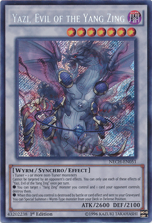 Yazi, Evil of the Yang Zing [NECH-EN051] Secret Rare - Josh's Cards