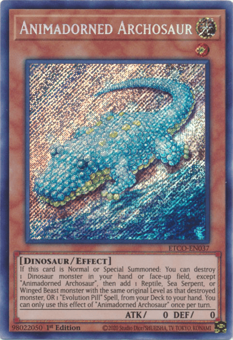Animadorned Archosaur [ETCO-EN037] Secret Rare - Josh's Cards