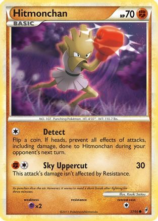 Hitmonchan 057/95 - Call of Legends Reverse Holofoil
