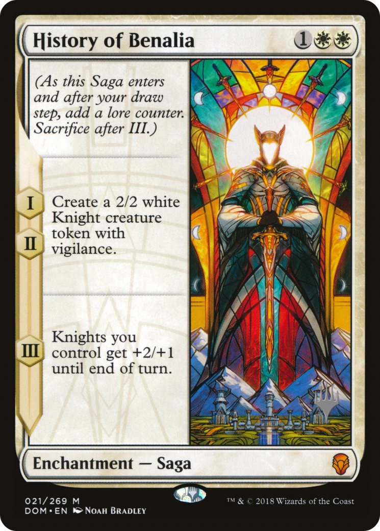 History of Benalia (PPM20-21P) - Dominaria Promos Foil