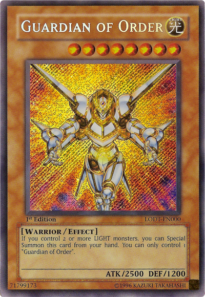 Guardian of Order (LODT-EN000) - Light of Destruction Unlimited