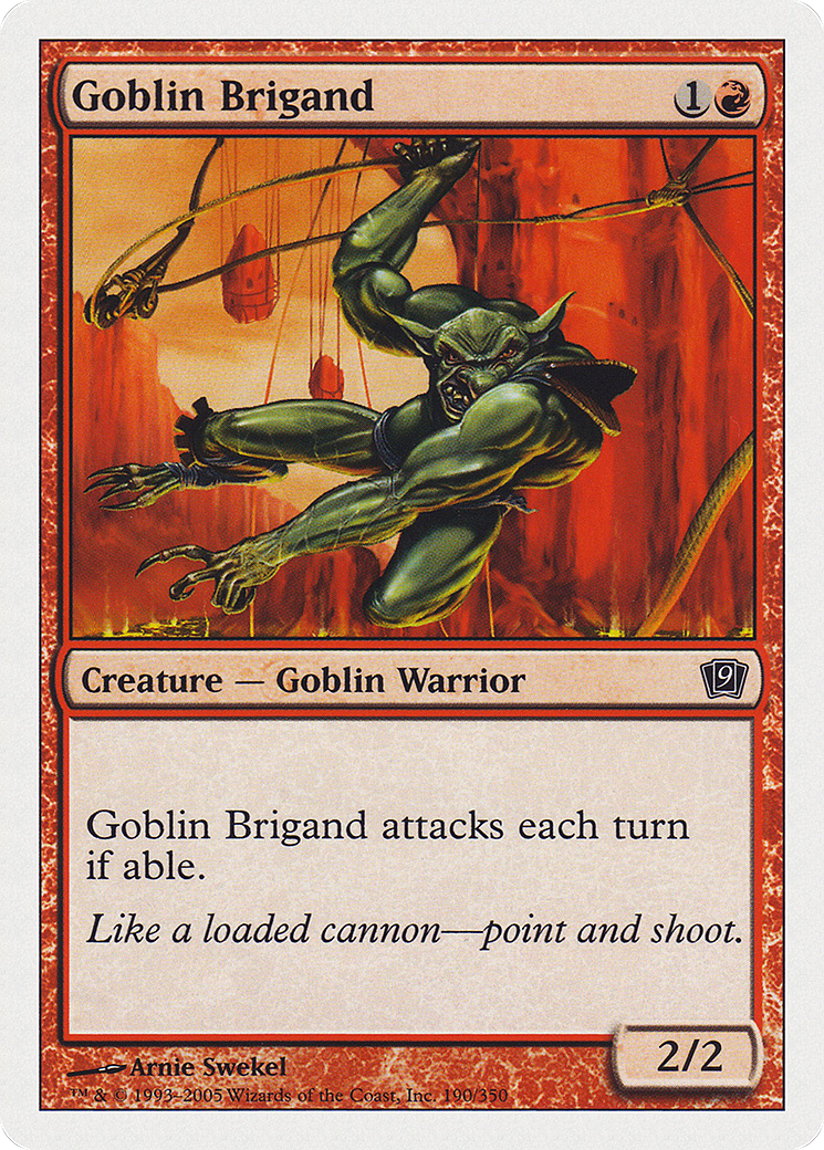 Goblin Brigand [Ninth Edition] Foil