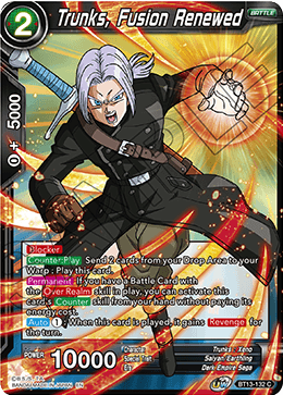 Trunks, Fusion Renewed (Common) (BT13-132) [Supreme Rivalry] Parallel Foil