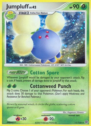 Jumpluff 011/132 - Secret Wonders Holofoil