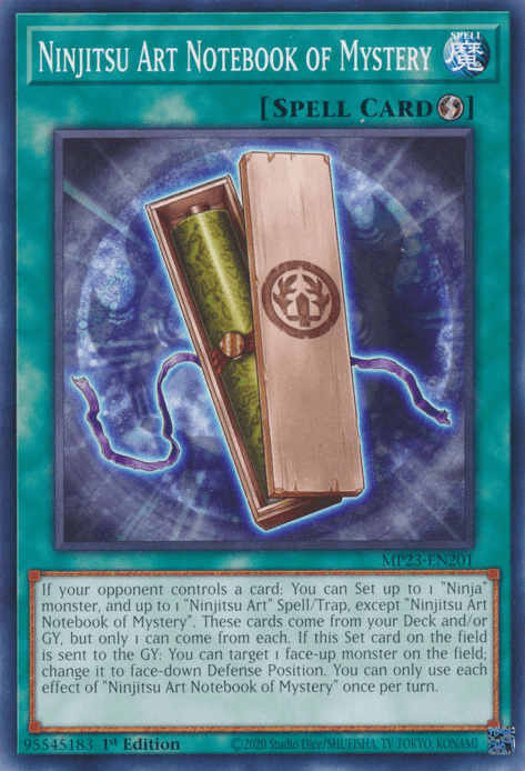 Ninjitsu Art Notebook of Mystery [MP23-EN201] Common - Josh's Cards