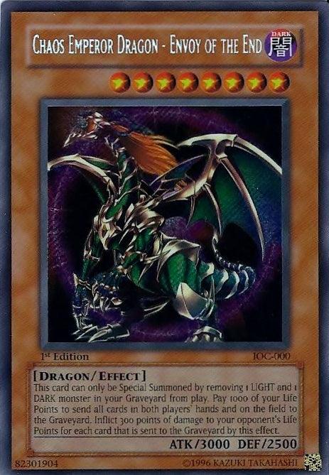 Chaos Emperor Dragon - Envoy of the End [IOC-000] Secret Rare - Josh's Cards