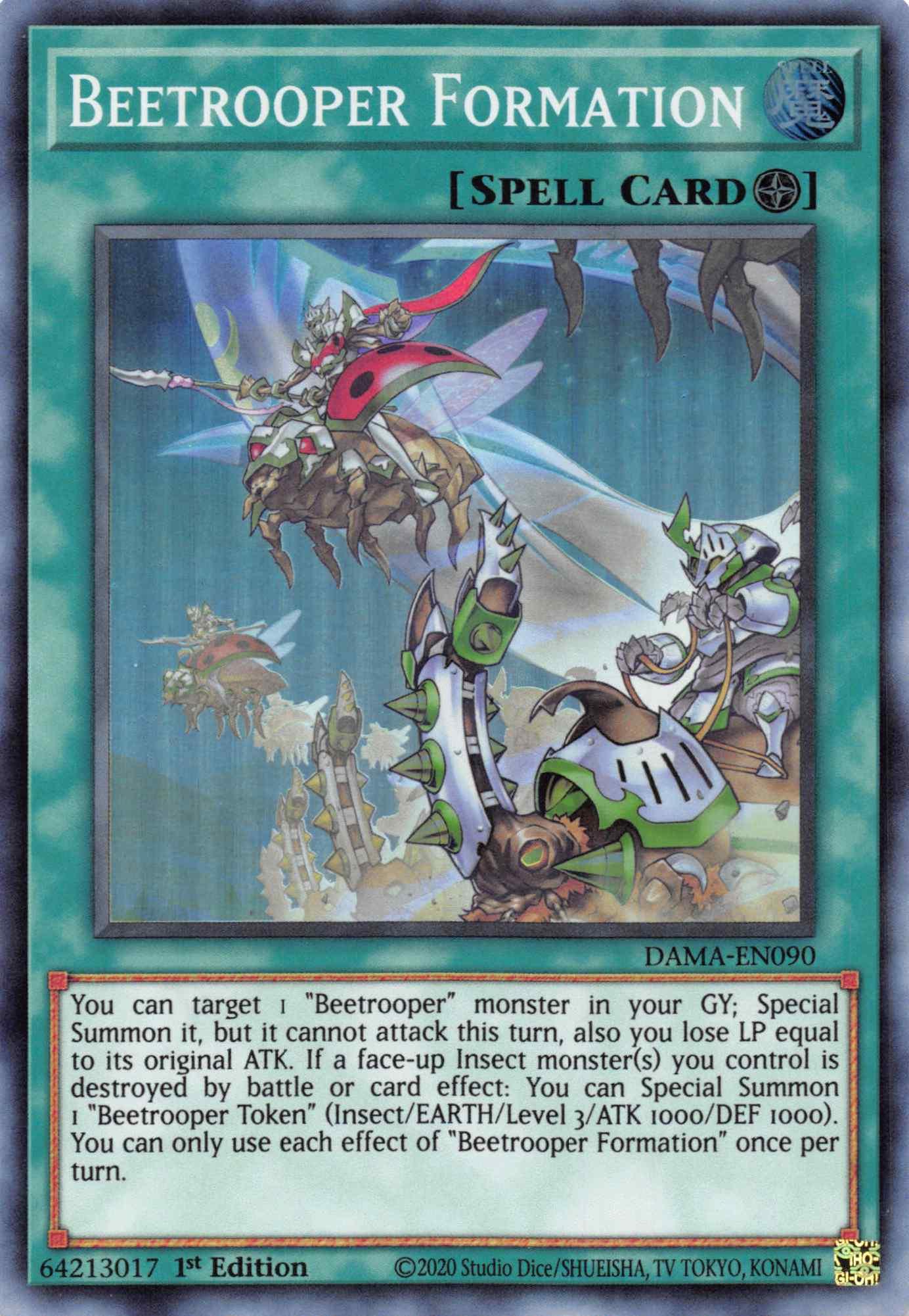 Beetrooper Formation [DAMA-EN090] Super Rare - Josh's Cards