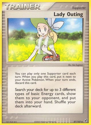 Lady Outing 087 - Deoxys - Reverse Holofoil
