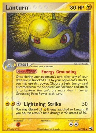 Lanturn 038/101 - Hidden Legends Reverse Holofoil