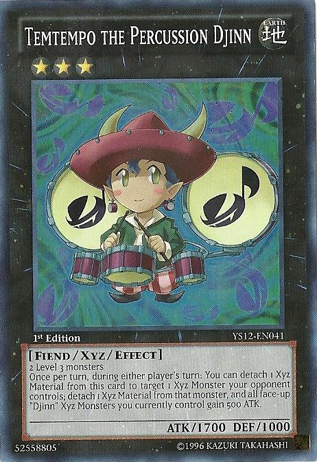Temtempo the Percussion Djinn [YS12-EN041] Super Rare - Josh's Cards
