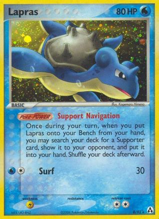 Lapras 008/92 - Legend Maker Reverse Holofoil