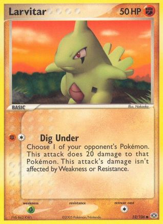 Larvitar 052/106 - Emerald Reverse Holofoil