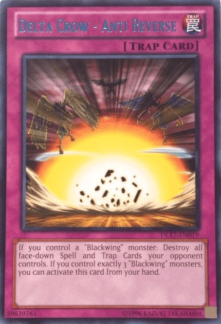 Delta Crow - Anti Reverse (Blue) [DL17-EN019] Rare - Josh's Cards