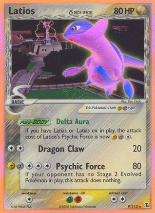 Latios (Delta Species) 009/113 - Delta Species Reverse Holofoil