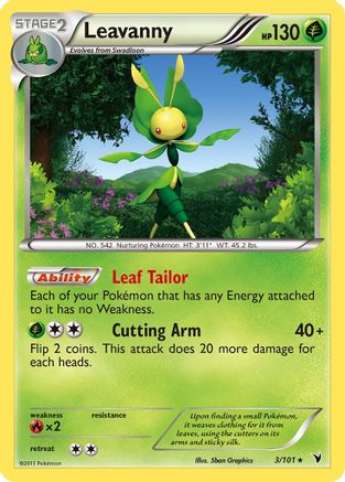 Leavanny 003/101 - Noble Victories Holofoil