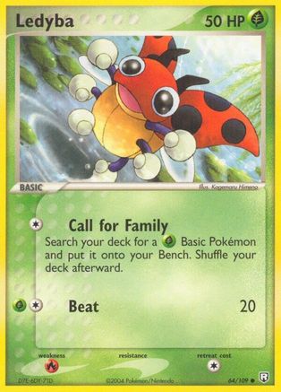 Ledyba 064/109 - Team Rocket Returns Reverse Holofoil