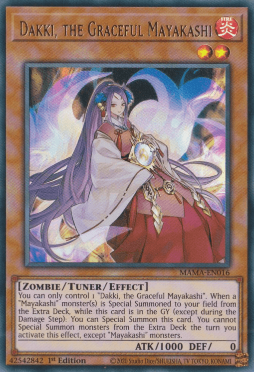 Dakki, the Graceful Mayakashi [MAMA-EN016] Ultra Rare - Josh's Cards