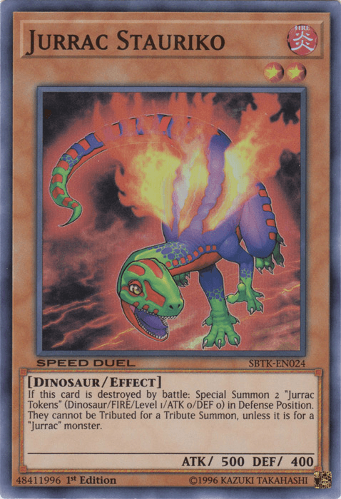 Jurrac Stauriko [SBTK-EN024] Super Rare - Josh's Cards