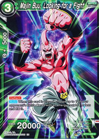 Majin Buu, Looking for a Fight (BT11-082) [Vermilion Bloodline 2nd Edition] Parallel Foil