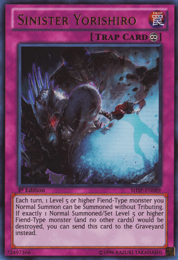 Sinister Yorishiro [SHSP-EN089] Ultra Rare - Josh's Cards