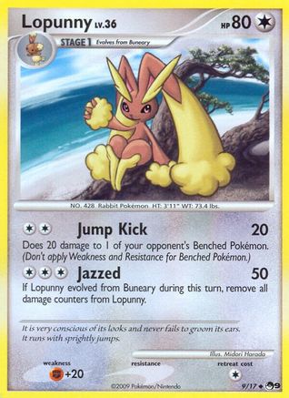 Lopunny 009/017 - POP Series 9 Holofoil