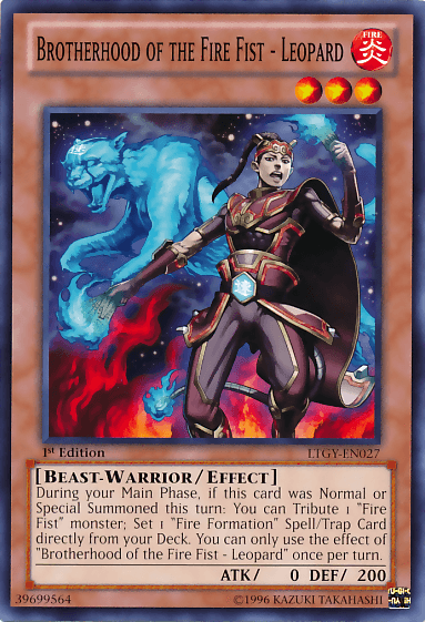Brotherhood of the Fire Fist - Leopard [LTGY-EN027] Common - Josh's Cards