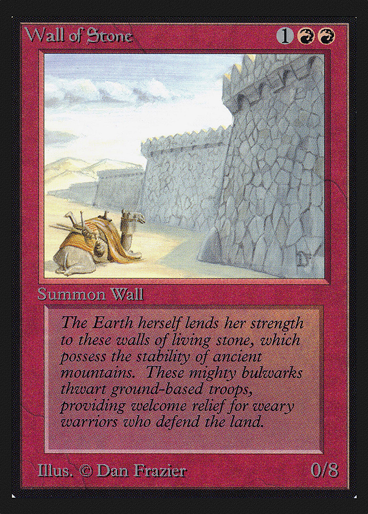 Wall of Stone (IED-183) - Intl. Collectors' Edition