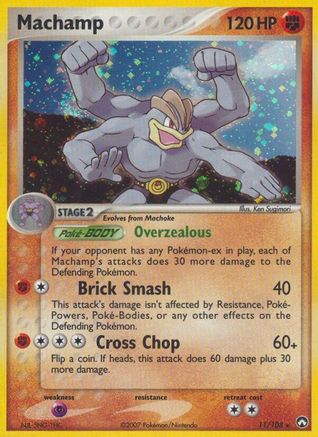 Machamp 011/108 - Power Keepers - Reverse Holofoil