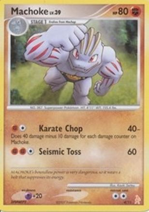 Machoke 004 - DP Trainer Kit Manaphy & Lucario