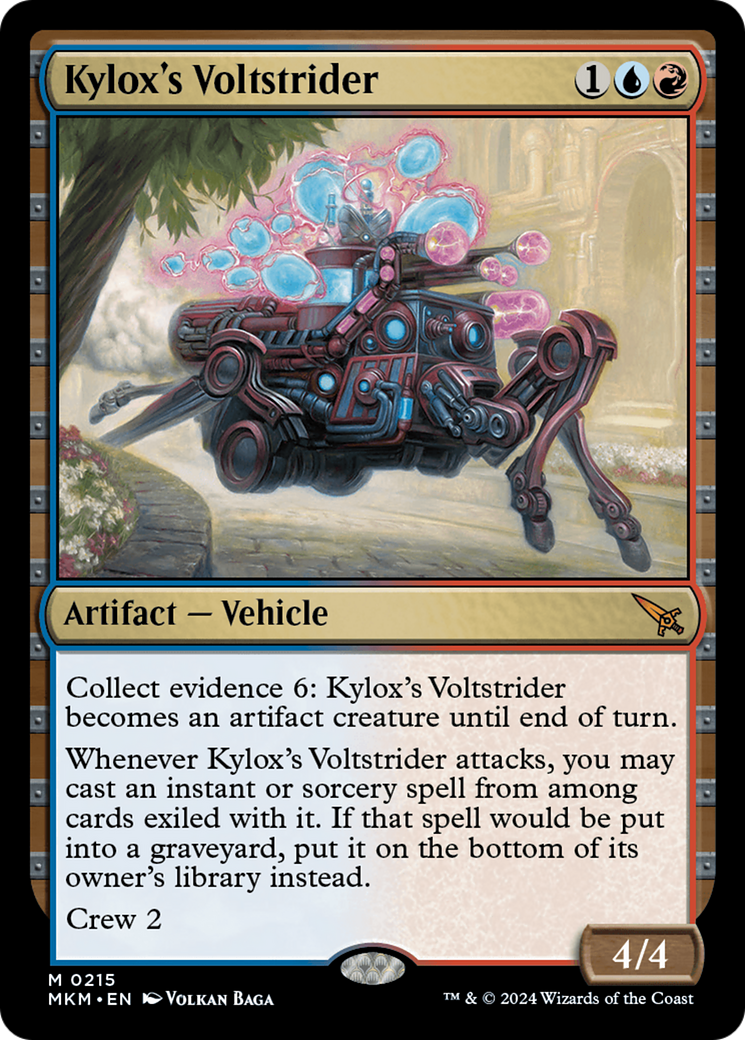 Kylox's Voltstrider (MKM-215) - Murders at Karlov Manor Foil