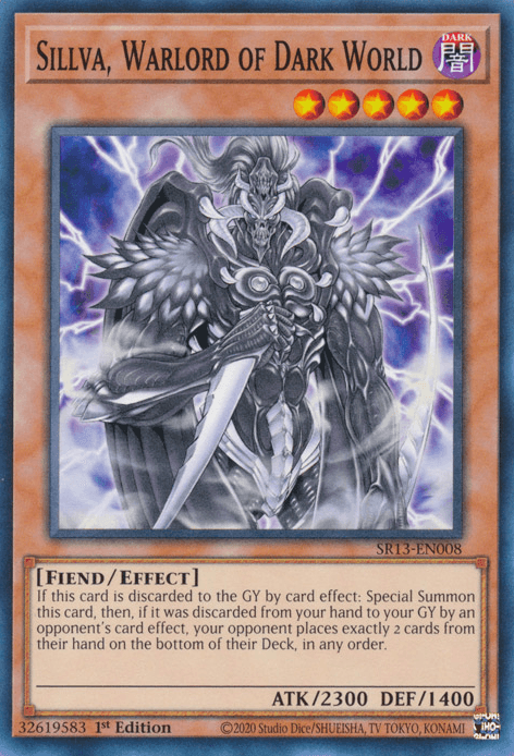 Sillva, Warlord of Dark World [SR13-EN008] Common - Josh's Cards