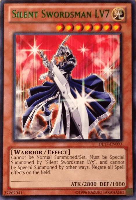Silent Swordsman LV7 (Green) [DL17-EN003] Rare - Josh's Cards