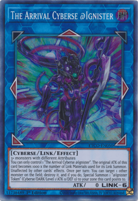 The Arrival Cyberse @Ignister [ETCO-EN050] Super Rare - Josh's Cards