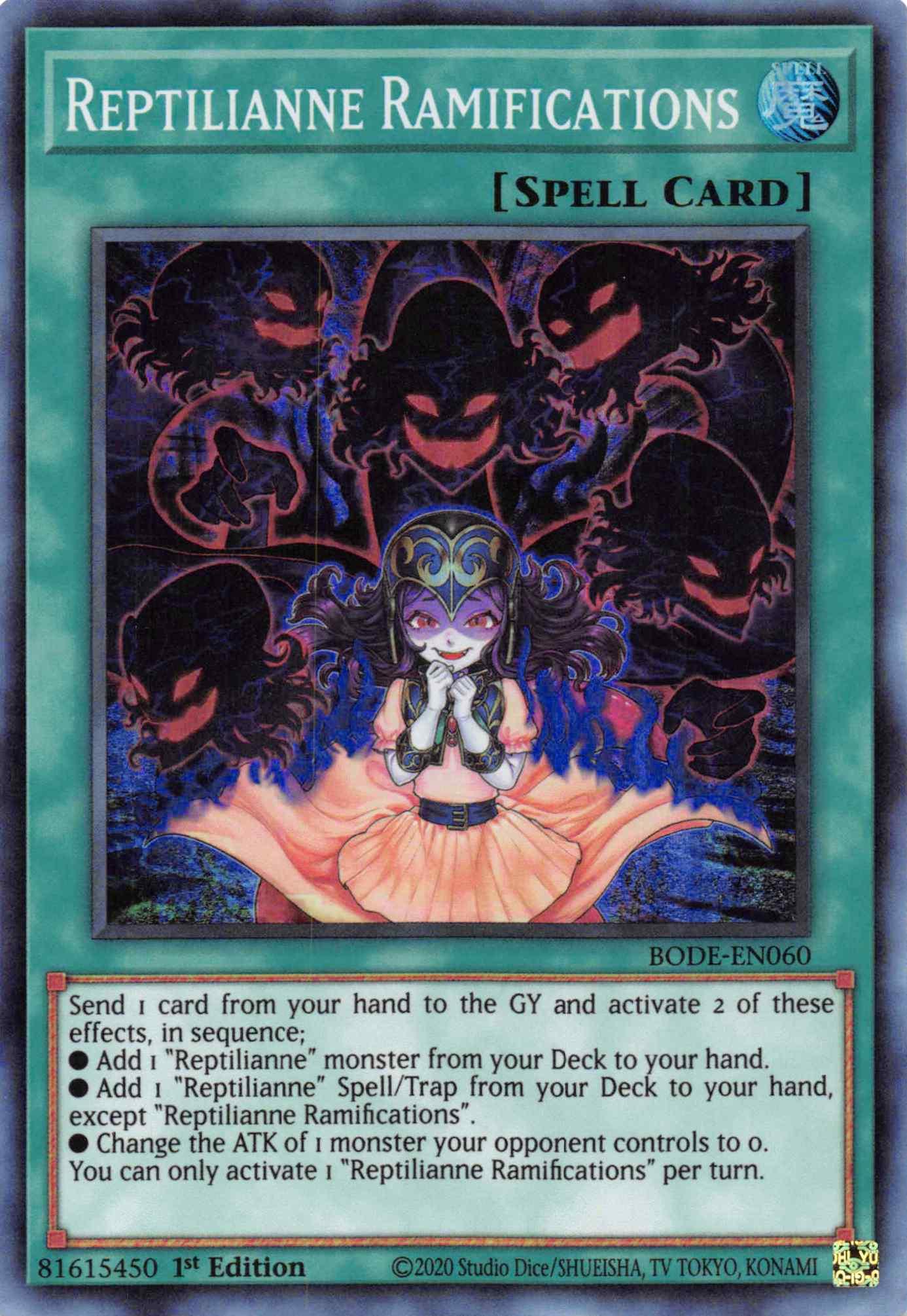 Reptilianne Ramifications [BODE-EN060] Super Rare - Josh's Cards
