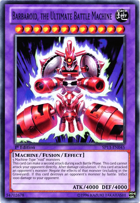 Barbaroid, the Ultimate Battle Machine [SP13-EN045] Common - Josh's Cards