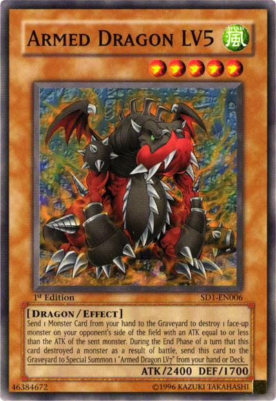 Armed Dragon LV5 [SD1-EN006] Common - Josh's Cards