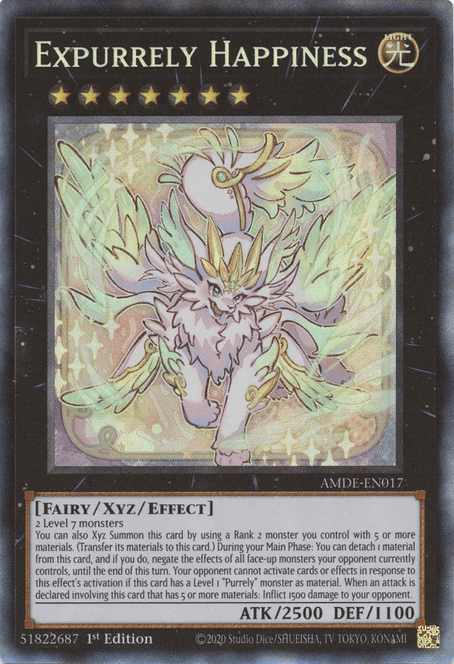Expurrely Happiness [AMDE-EN017] Collector's Rare - Josh's Cards