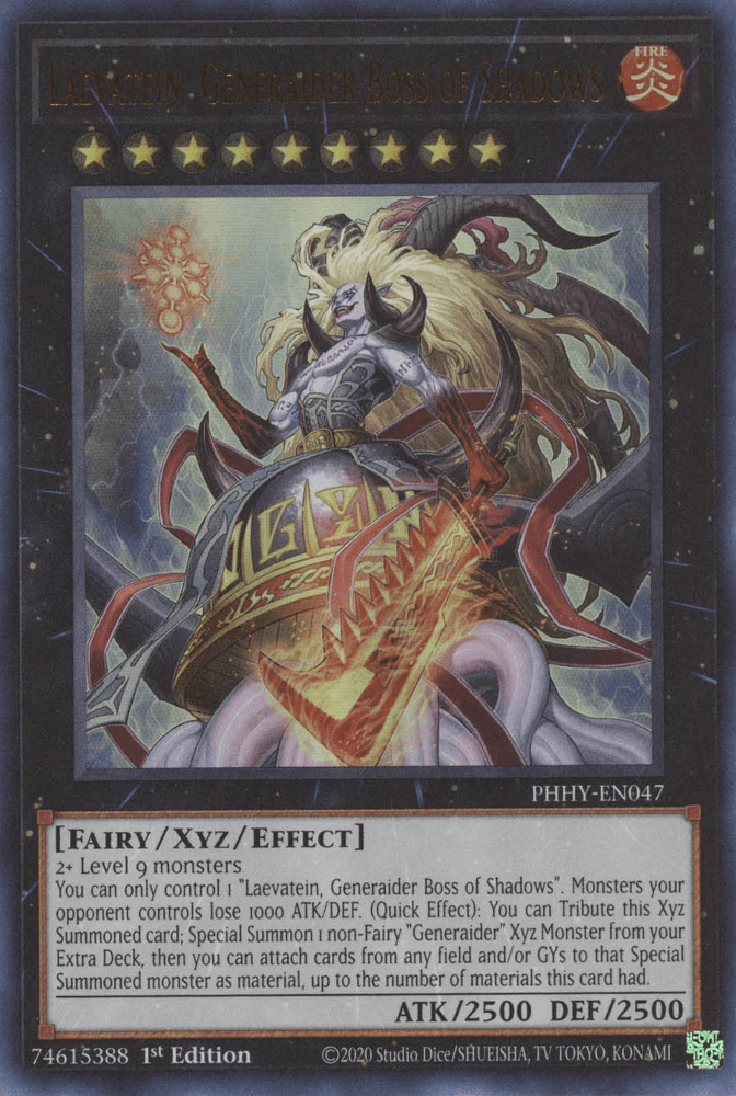 Laevatein, Generaider Boss of Shadows [PHHY-EN047] Ultra Rare - Josh's Cards