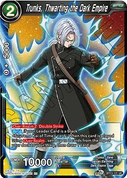 Trunks, Thwarting the Dark Empire (Uncommon) (BT13-131) [Supreme Rivalry] Parallel Foil