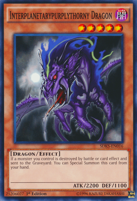 Interplanetarypurplythorny Dragon [SDKS-EN016] Common - Josh's Cards