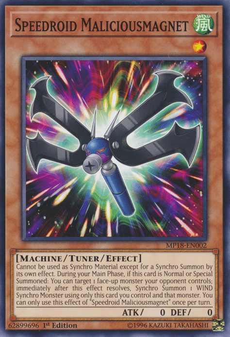 Speedroid Maliciousmagnet [MP18-EN002] Common - Josh's Cards