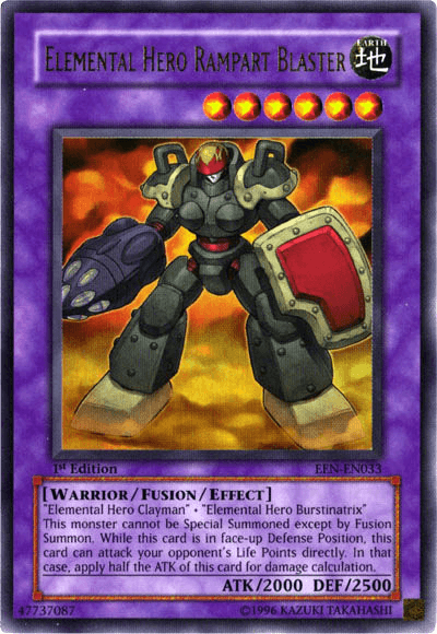 Elemental Hero Rampart Blaster [EEN-EN033] Ultra Rare - Josh's Cards