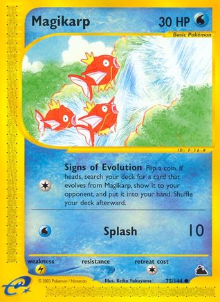 Magikarp 075/144 - Skyridge Reverse Holofoil