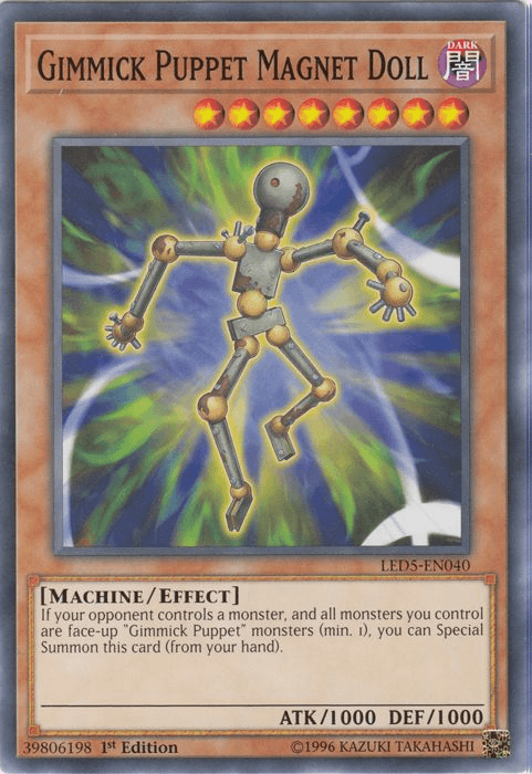Gimmick Puppet Magnet Doll [LED5-EN040] Common - Josh's Cards