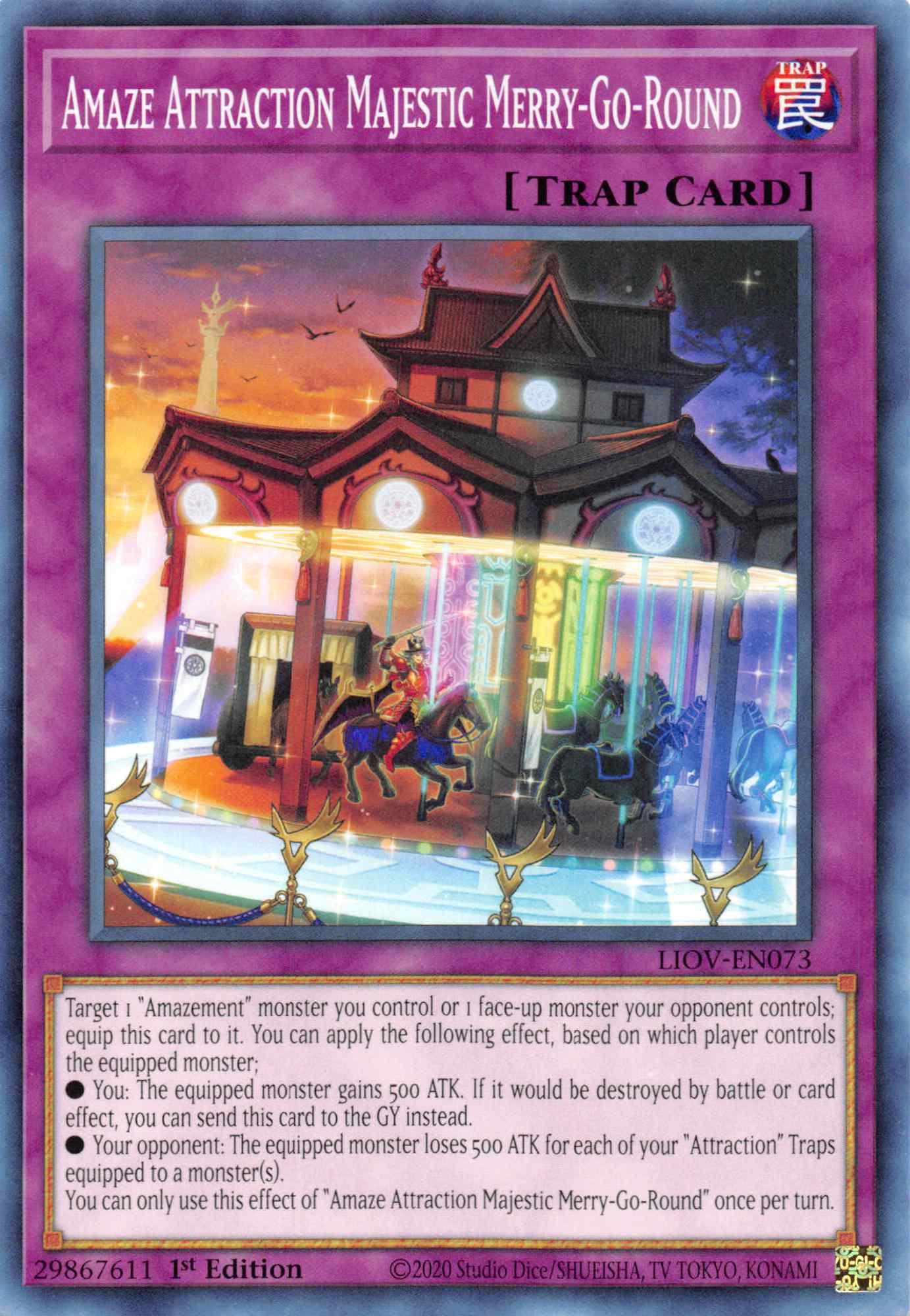 Amaze Attraction Majestic Merry-Go-Round [LIOV-EN073] Common - Josh's Cards