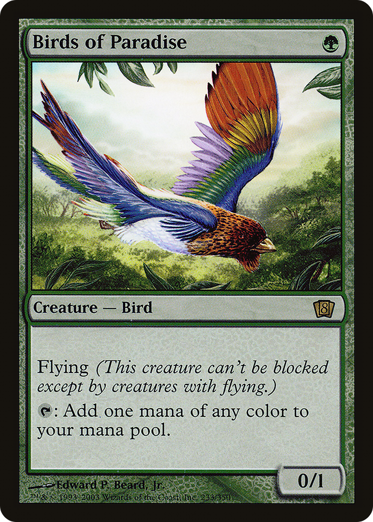Birds of Paradise [Eighth Edition] Foil