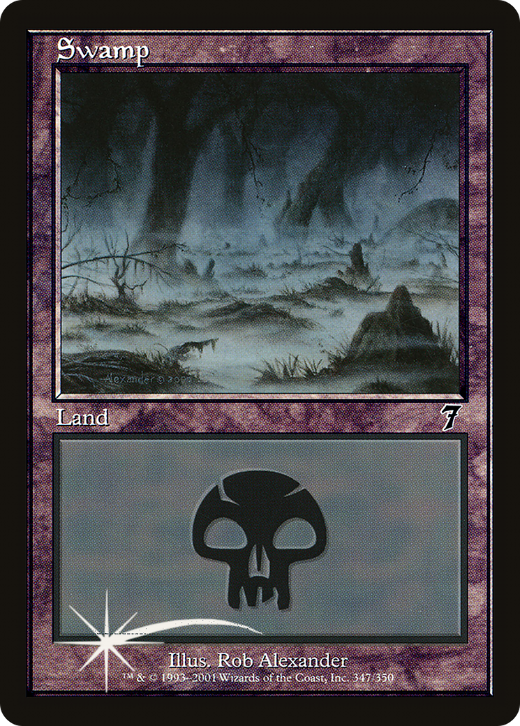 Swamp (347) [Seventh Edition] Foil