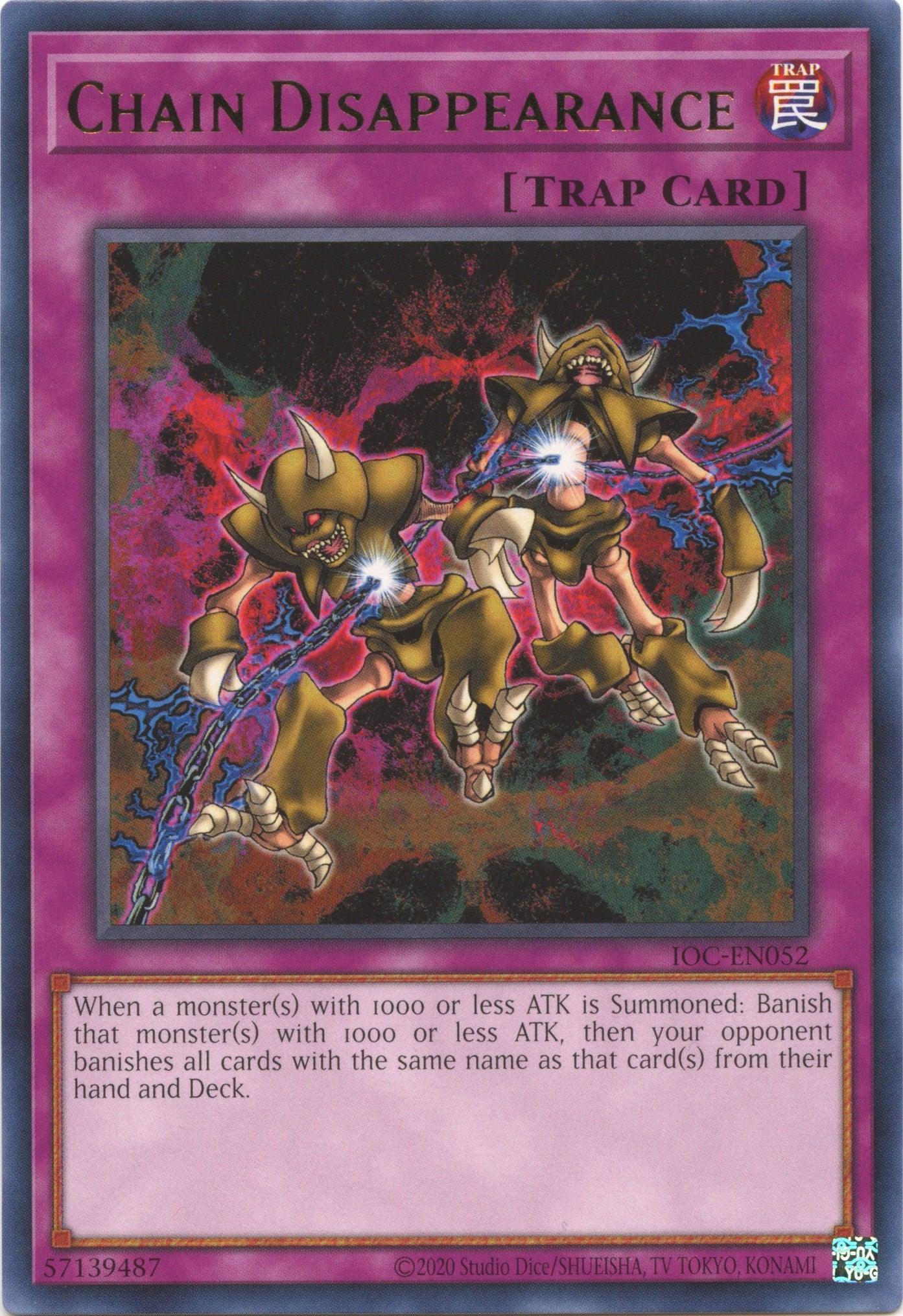Chain Disappearance (25th Anniversary) [IOC-EN052] Rare - Josh's Cards