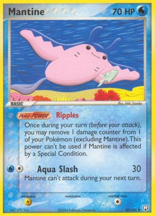 Mantine 045 - Team Rocket Returns - Reverse Holofoil