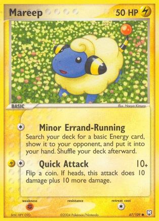 Mareep 067/109 - Team Rocket Returns - Reverse Holofoil